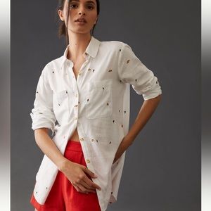NWT Scott Csoke for Anthropologie Romy Relaxed Shirt 🌈🌈🌈